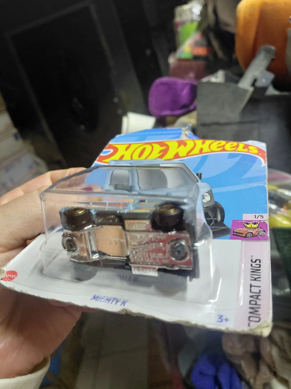 the Hot Wheels Mighty K from the 2024 Compact Kings series (Collector #21/250, 1